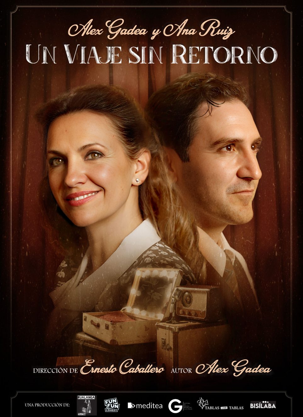 Cartel UN VIAJE SIN RETORNO con Alex Gadea y Ana Ruiz